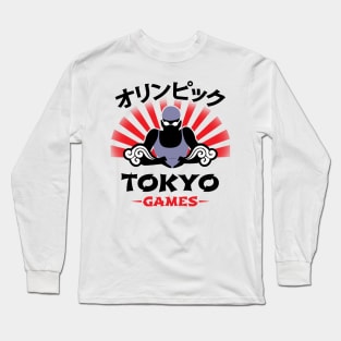 Womens Breaststroke Swim Tokyo Olympics Swimming Fan Long Sleeve T-Shirt